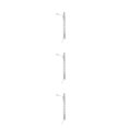 thumbnail image 1 of pitrice Model Railway Lamp Classical Pathway Single-Head Lightweight Ladder Streetlights Miniature Outdoor LED Metal Lamppost Silver（White Light） 3Set, 1 of 6