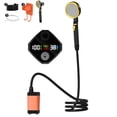 thumbnail image 1 of Graflsoa Portable Outdoor Shower Kit with Rechargeable Electric Showerhead, 9000mAh Battery, ABS Material, Orange/Green/Blue Options, 8L/Min Flow Rate, Includes Pump, Hose, and Accessories, 1 of 7