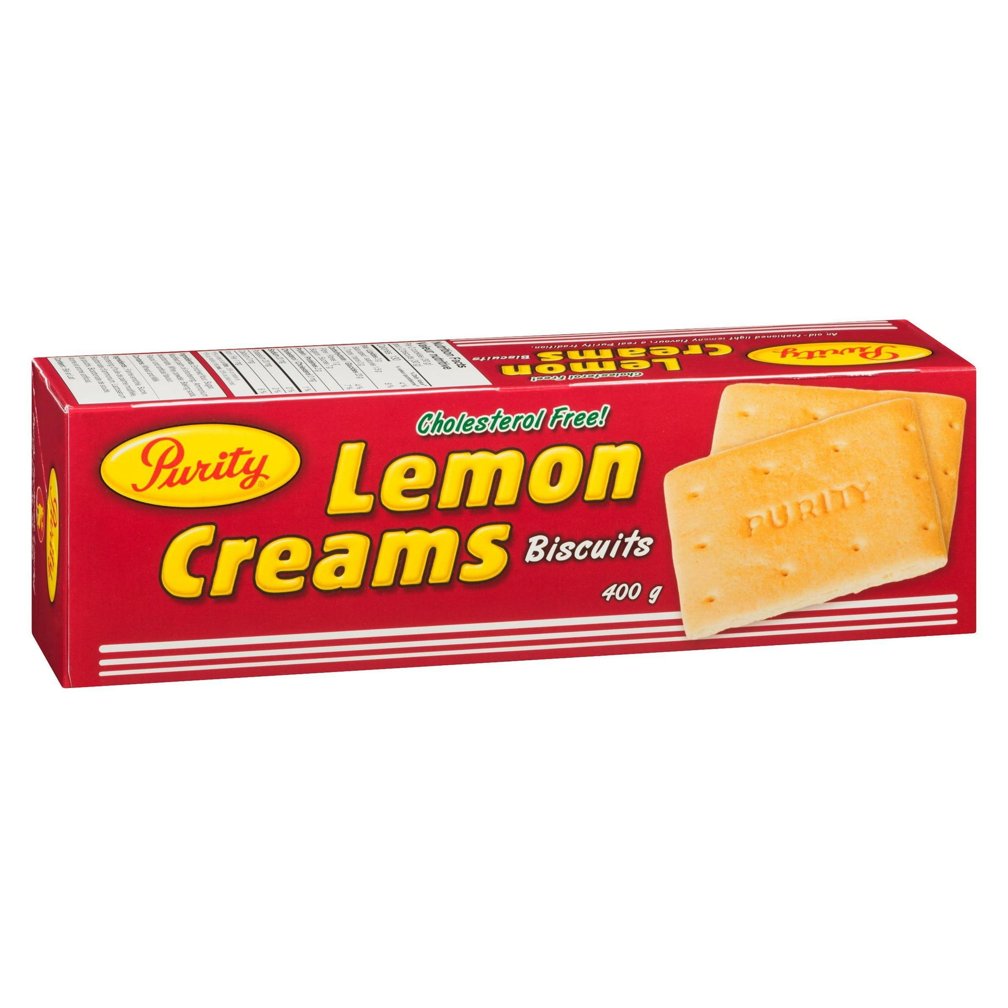 Biscuits Purity à la crème de citron
