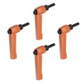 thumbnail image 1 of Unique Bargains 4 Pack M8 x 50mm Male Threaded Stud Adjustable Clamping Lever Handle Bolt Knob Orange, 1 of 6