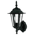 thumbnail image 1 of Capital Lighting One Light Outdoor Wall Lantern, Black Finish, 15" Height, 1 of 7