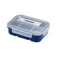 thumbnail image 2 of Deals! Gspmoly 4 Compartments In One Large Lunch Box Leakproof Lunch Box Suitable for Dining Out Work School Plastic Microwave Lunch Box Sealed Deals, 2 of 8