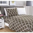 thumbnail image 2 of Mocassi 6-Piece Lightweight Super Soft Easy Care Microfiber Bed Sheet Set with 16" Deep Pockets, King, Gray, 2 of 2