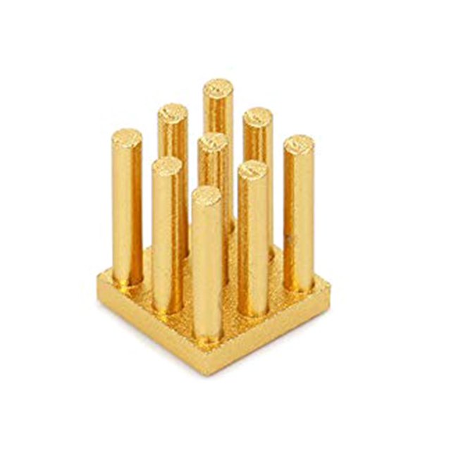 ruzhgo Radiator Cooling Block Heatsink 101012.5mm Square ICK S Heat Sinks for TMC2100 /TMC2208 /TMC2130 Diver 3D Printer Parts