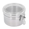 thumbnail image 3 of Boîte Scellée en Acier Inoxydable, Contenant de Rangement Alimentaire en Acier Inoxydable Pratique pour Thé pour Biscuits Petit 900 ml, 3 of 8