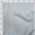 thumbnail image 3 of oneOone Viscose Chiffon Sky Blue Fabric Floral Sewing Material Print Fabric By The Yard 42 Inch Wide, 3 of 5