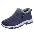 thumbnail image 1 of Kcodviy Winter Men Snow Boots Mens Slip on Snow Boots Wide Width Flat Bottom Non Slip Men's Snow Boots Size 14 Solid Color Warm and Snow Boot Men Size 14 Comfortable, 1 of 7
