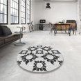 thumbnail image 4 of Ahgly Company Tapis d'Intérieur Lavable en Machine Carré Gris Platine, 5 Pieds Carré, 4 of 7