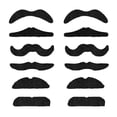 thumbnail image 4 of 12pcs Party Masquerade Self Adhesive Cosplay False Beard False Moustache for Carnival, 4 of 6