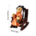 thumbnail image 2 of Halloween Witch Rocking Chair Home Table Decoration Man in Black Car Resin Decoration, 2 of 3