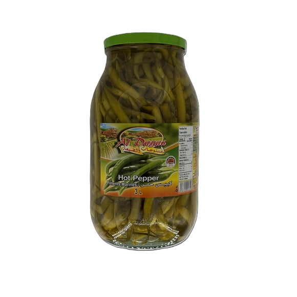 Al Dayaa Pickled Pepper Hot 3 L