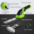 thumbnail image 3 of Cordless Grass Shear Shrubbery Trimmer Handheld Hedge Trimmer 7.2V Electric Grass Trimmer ,For Comfortable Grip, 3 of 5