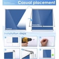thumbnail image 4 of Fabric Bulletin Board Enclosed Wall-Mounted Display Case for Office Classroom Home x(xA), 4 of 9