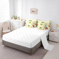 thumbnail image 3 of YST Frog Comforter Set Bed In A Bag, Cartoon Frog Butterfly Decor, Polyester, Queen Size (7 Count), 3 of 4