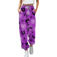 thumbnail image 1 of Nouveau Pantalon Décontracté Mode Impression 3D pour Femmes Taille Haute à Cordon, 1 of 4