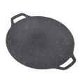 thumbnail image 1 of Poêle de Cuisson en Fonte, Poêle-Gril Antiadhésive Poêle à Crêpes Préassaisonnées Poêle Ronde en Fonte pour la Randonnée, 1 of 7
