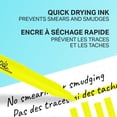 thumbnail image 2 of Surligneurs de poche Sharpie, pointe biseautée fine, jaune, 4 unités, 2 of 10