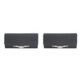 thumbnail image 4 of Redempat Elegant And Wide Application Shoulder Bag Chain Shoulder Bag Polyester Clutches Handbag Evening Bag Protects Items black 2Set, 4 of 6