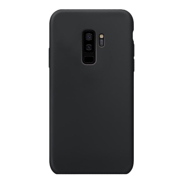 PANDACO Étui Souple Noir Mat pour Samsung Galaxy S9+