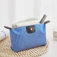 thumbnail image 4 of FAROOT Women Waterproof Makeup Bag, Classic Striped Cosmetic Organizer Multifunctional Pouch, 4 of 7