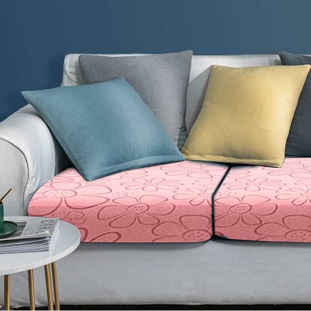 Feltree Patterned Sofa Slipcover for Furniture Protection - Stretch Reversible Cover with Easy Install, Pet-Resistant Washable Fabric, Size W50-65cm