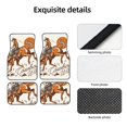 thumbnail image 4 of Lsque Tapis de Sol 4 Pcs Imprimé Cheval de Cowboy, Doublures en Caoutchouc Résistantes, Design Antidérapant, Protection Automobile Toutes Saisons, Véhicules, Voitures, Camions et SUV, 4 of 7
