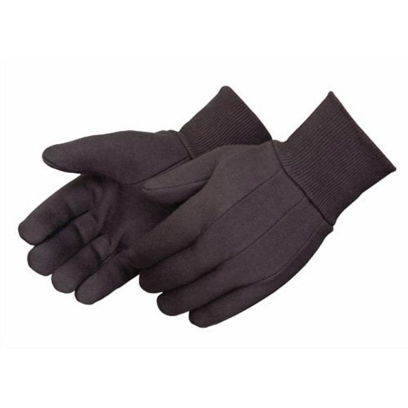 Liberty 4503P/SP Gant en Jersey de Coton/polyester Poids Moyen, Marron/noir (Lot de 12)