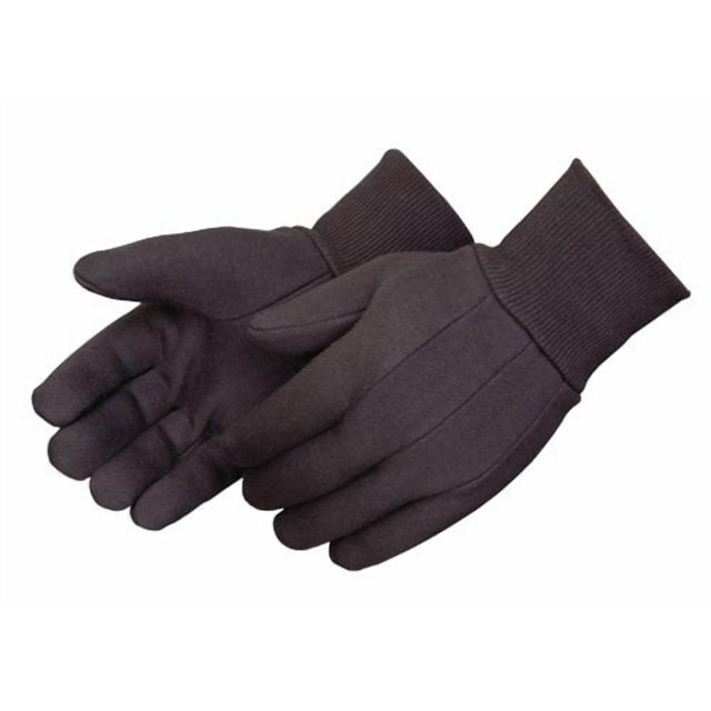Liberty 4503P/SP Gant en Jersey de Coton/polyester Poids Moyen, Marron/noir (Lot de 12)