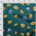 thumbnail image 2 of oneOone Polyester Lycra Fabric Flower Watercolor Printed Fabric 1 Meter 56 Inch Wide, 2 of 4