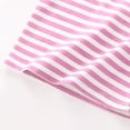 thumbnail image 4 of TZEWGL Chemise Décontractée pour Nouveau-Né à Manches Courtes Rayée Couleur Unie Col Rond pour Bébés Taille 3-4T, 4 of 7