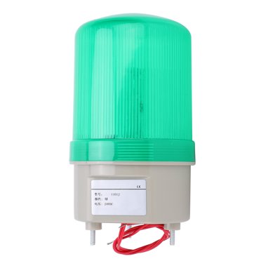 Fugacal BERM Lumière d'Avertissement Verte LED Balise Stroboscopique Lampe Camions Avertissement d'Urgence Feu de Circulation 5W 24VDC