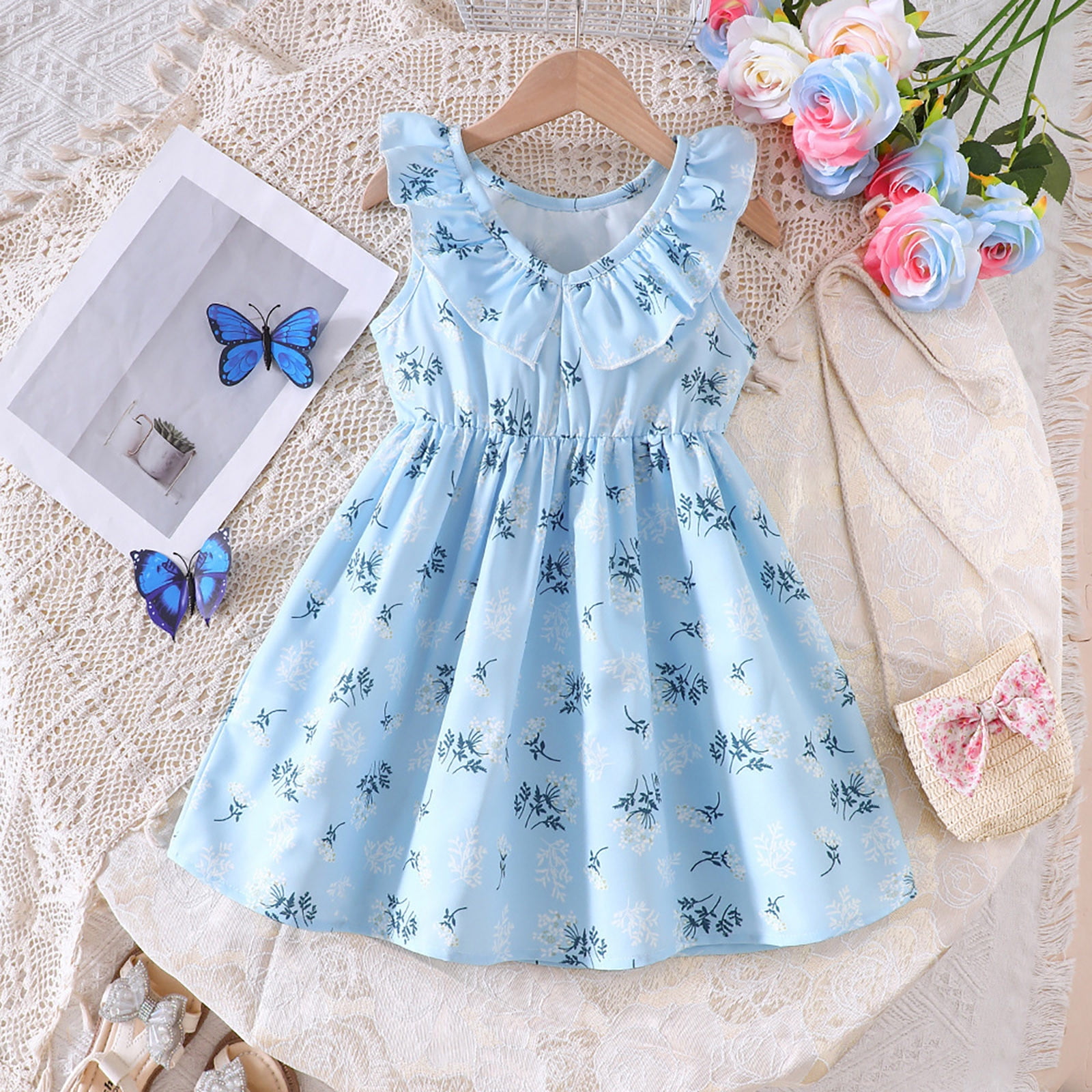 birthday dresses for baby girl Little Dress Tutu Dress Girls Toddler Dress Birthday Party Newborn Girl Clothes 5-6 Years La Lune One Shona strapless prom dresses Size:XL / 10 10 Years (150cm) 76