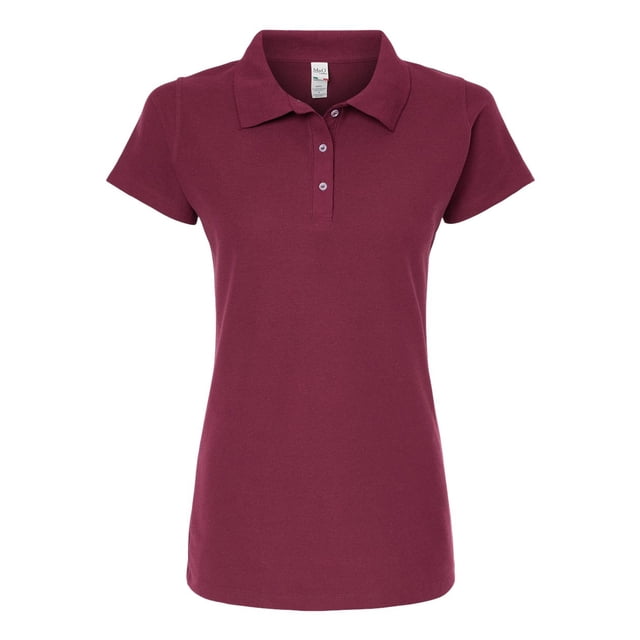 M&O 7007 Women's Soft Touch Polo