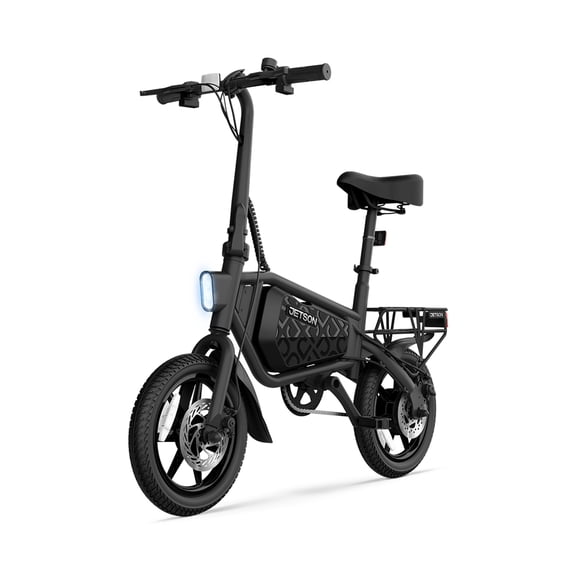 Jetson Bolt Pro Max Electric Folding Bike with 14 Inch Wheels, 15.5 MPH Speed, Black