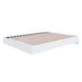 thumbnail image 4 of Nexera Paris Platform Bed, White, 4 of 7