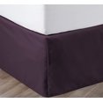 thumbnail image 1 of SGI Bedding 9 Inch Pleated Bed Skirt | Microfiber Bed Skirt | Fade Resistant, Wrinkle Free, Anti-static, Decorative, Extra Storage Space, Clutter-Free | Olympic Queen, Plum, 1 of 6