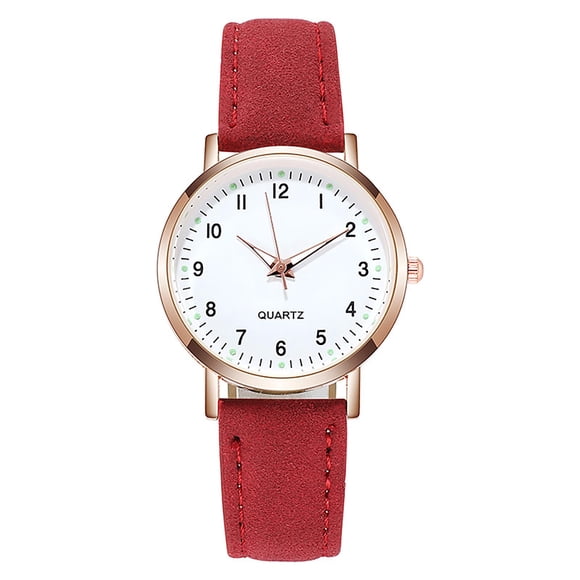 TIMIFIS Montres pour Femmes Montre Numérique à Quartz pour Étudiants Hommes et Femmes, à la Mode et Décontractée, Petite et Fraîche Montre Décontractée en Cuir Givré Cadeau de la Saint-Valentin