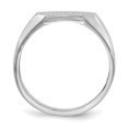 thumbnail image 2 of Bague Chevalière en Or Blanc 14K, 2 of 5