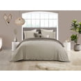thumbnail image 1 of Swift Home Reversible Ultra Soft Solid Duvet Cover Set with Decorative Button Closure, Twin, Khaki, 1 of 3