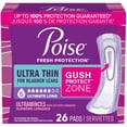 thumbnail image 1 of Poise Ultra Thin Incontinence Pads for Women, 6 Drop, Ultimate Absorbency, Long, 26Ct, 1 of 7