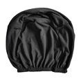 thumbnail image 3 of Siruishop Ottoman Cover Removable Solid Color Foot Stool Cover for Bedroom Living Room Black, 3 of 8
