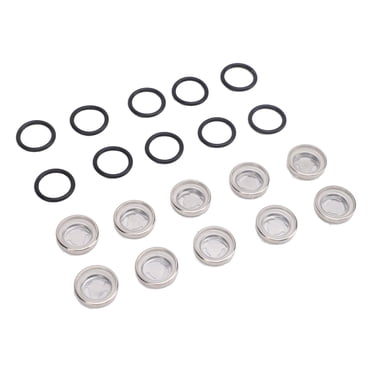 10 Pcs Pompe à Huile de Frein de Moto, Ensemble de Joint de Réservoir de Cylindre Maître de Frein avec Joint Torique, Embrayage de Frein avant Arrière pour la Plupart des Motos et ATV