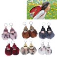thumbnail image 4 of Baby Doll Keychain, 12 Pcs Baby Pompom Key Chains Sleeping Baby Pendant Key Ring Cute Emulational Doll Keychain, 4 of 8