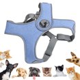 thumbnail image 3 of Pet Chest Strap, Breathable Walking  Leash Quick Release Comfortable  For Walk For Jog Blue,Orange,, 3 of 8