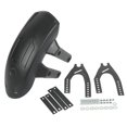 thumbnail image 2 of Garde-boue Arrière de Moto, Universelle Pratique Rabat de Boue de Pneu Arrière Haute Résistance de Protection Noir pour Moyeu de Roues 12-18 Pouces, 2 of 8
