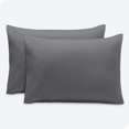 thumbnail image 1 of Bare Home Pillowcase Set - Envelope Closure - Premium 1800 Collection - Double Brushed - Ultra Soft - Queen Size, Gray, 2 Count, 1 of 6