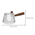 thumbnail image 2 of Phenofice 1pc Glass Kettle for Making Coffee Transparent Material Household Item, 2 of 8