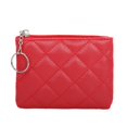 thumbnail image 2 of Ediodpoh Women's Mini Zip Purse Quilted Embroidery Small Wallet For Cards Compact And Stylish Red, 2 of 4
