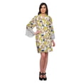 thumbnail image 4 of Moomaya Printed Cotton Robes For Women Plus Size Kimono Robe Short Nightwear, 4 of 6