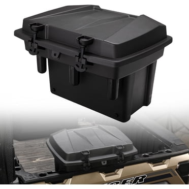 A & UTV PRO Boîte de Rangement Arrière pour 2009-2023 Polaris Ranger XP 1000 900 570, Coffre de Lit Général 1000 Boîte de Rangement d'Outils Bac Conteneur avec Couvercle Accessoires